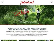 Tablet Screenshot of haberland.de